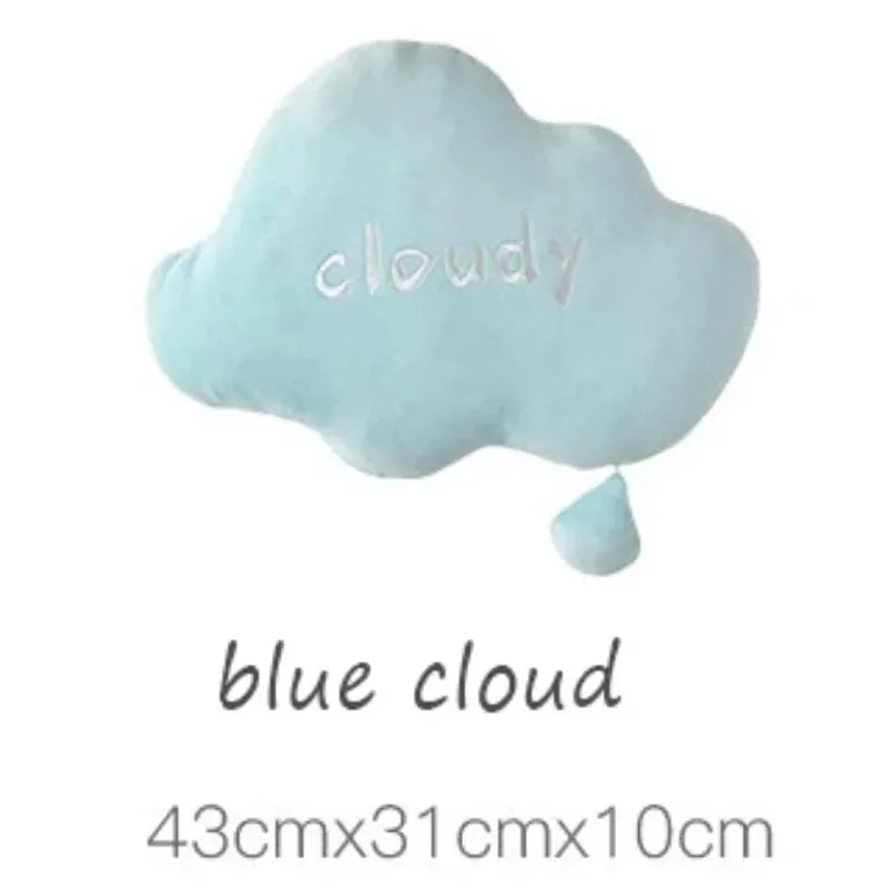 New Arrival Plush Rainbow Cloud Sun Toy Home Decoration Rainbow Cloud Pillow Cute Creative Weather Throw Pillow Kids Toys Gift