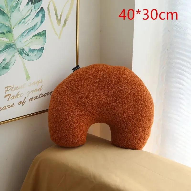 New Nordic Ball Solid Color Cushion Stuffed Flower Plush Pillow for Sofa Waist Office Cushion Kid Toy Gifts Home Decoration — image 18