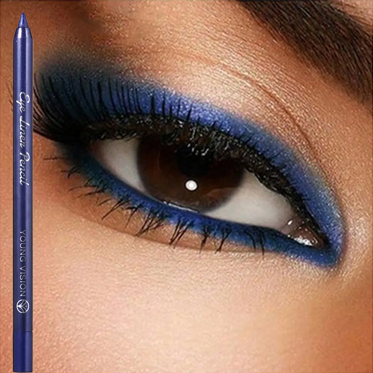 Eyeliner Gel scintillant, bâton d'ombre à paupières vert, mat, métallique, maquillage pour les yeux, imperméable, Durable, facile à colorer, surligneur — image 5