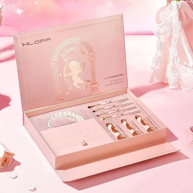 Set Hadiah Solek – Palet Pembayang Mata & Gincu Kit Kecantikan Wajah Penuh Hadiah Hari Valentine yang Sempurna untuk Teman Wanita & Isteri — image 6