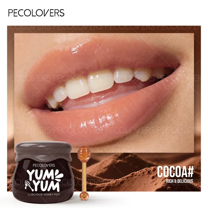 1PC Gincu Periuk Madu Buah Dapat Melembapkan Bibir Untuk Masa Yang Lama dan Boleh Di Sapu Berulang Kali Untuk Menyuburkan Bibir dan Mekap Bibir — image 8