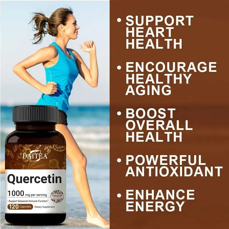 Kapsul Quercetin 1000 Mg Menyokong Imuniti Menggalakkan Peredaran Darah Metabolisme Anti-pengoksidaan Menggalakkan Kesihatan Keseluruhan — image 7