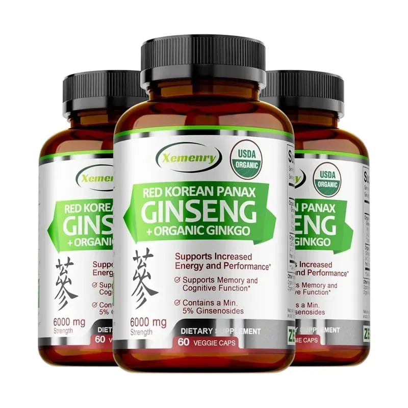 Ginseng Panax rouge coréen – Augmente la masse musculaire, stimule la production d'énergie, améliore l'humeur, augmente l'endurance et les performances. — image 11
