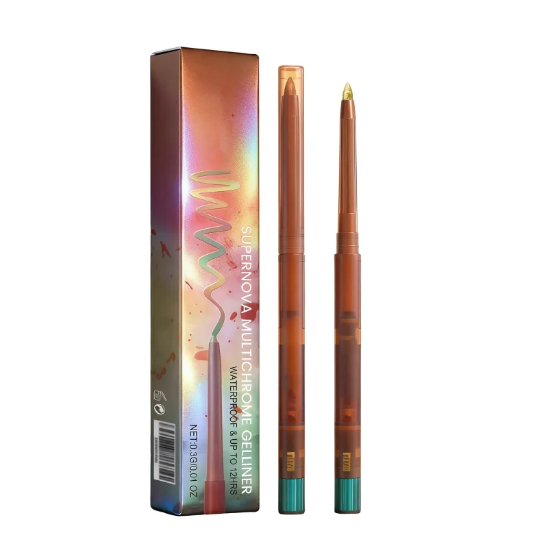 Photochromic Eyeliner Gel Pencil - Unique Eye Makeup Style Smooth Lines Smudge-Proof Long-Lasting Color-Changing Shimmery — image 10