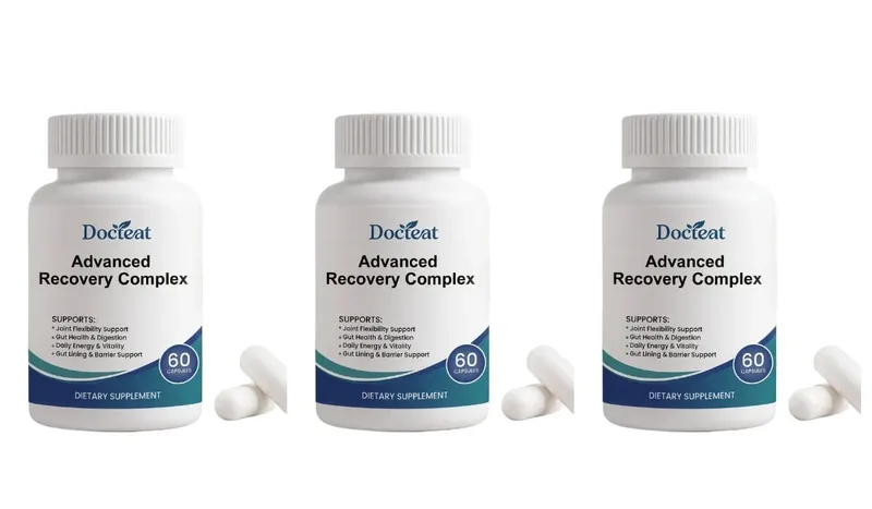 Phức hợp phục hồi nâng cao 60 viên với L Glutamine Glycine Lysine Enzyme tiêu hóa cho sức khỏe đường ruột Hỗ trợ sức khỏe hàng ngày