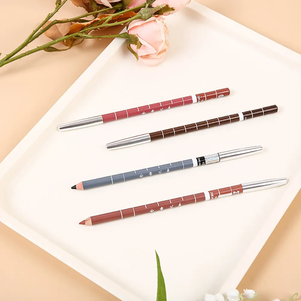 Non Stick Cup Waterproof Matte Lip Liner Pen Nude Red Long Lasting for Women Party Makeup Lip Cosmetics — image 4