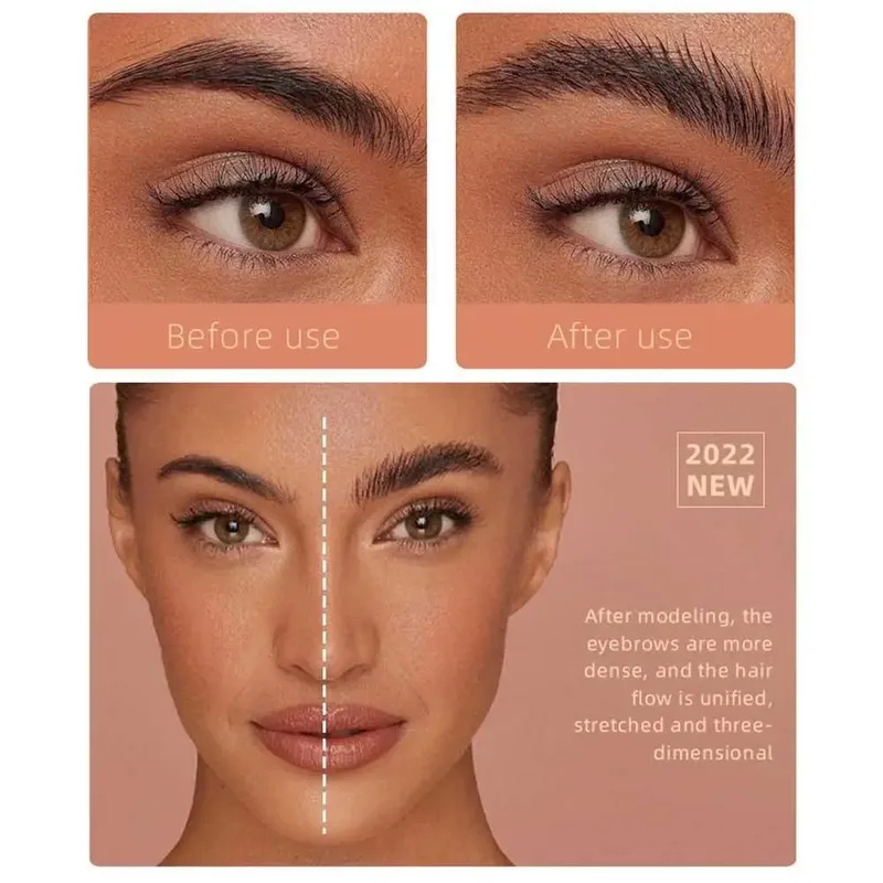 Eyebrow Styling Glue Pomade Eyebrow Styling Soap Brows Gel Wax Fixer With Brush For Women Eyebrow Cosmetics Make Up Eyebrow Gel — image 6