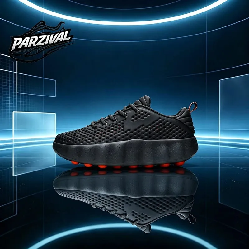 Chaussures de course d'été respirantes pour hommes et femmes, baskets de Sport à plateforme absorbant les chocs, antidérapantes, à la mode, décontractées, de marche — image 2