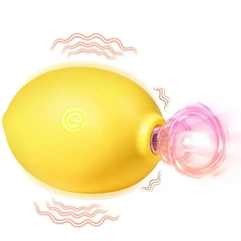 1 ชุดดูดสูญญากาศที่มีประสิทธิภาพมะนาวVibratorช่องปากNipple Stimulatorสำหรับผู้หญิงหญิงอมควยSuckerนวดMasturbator Sex Toy