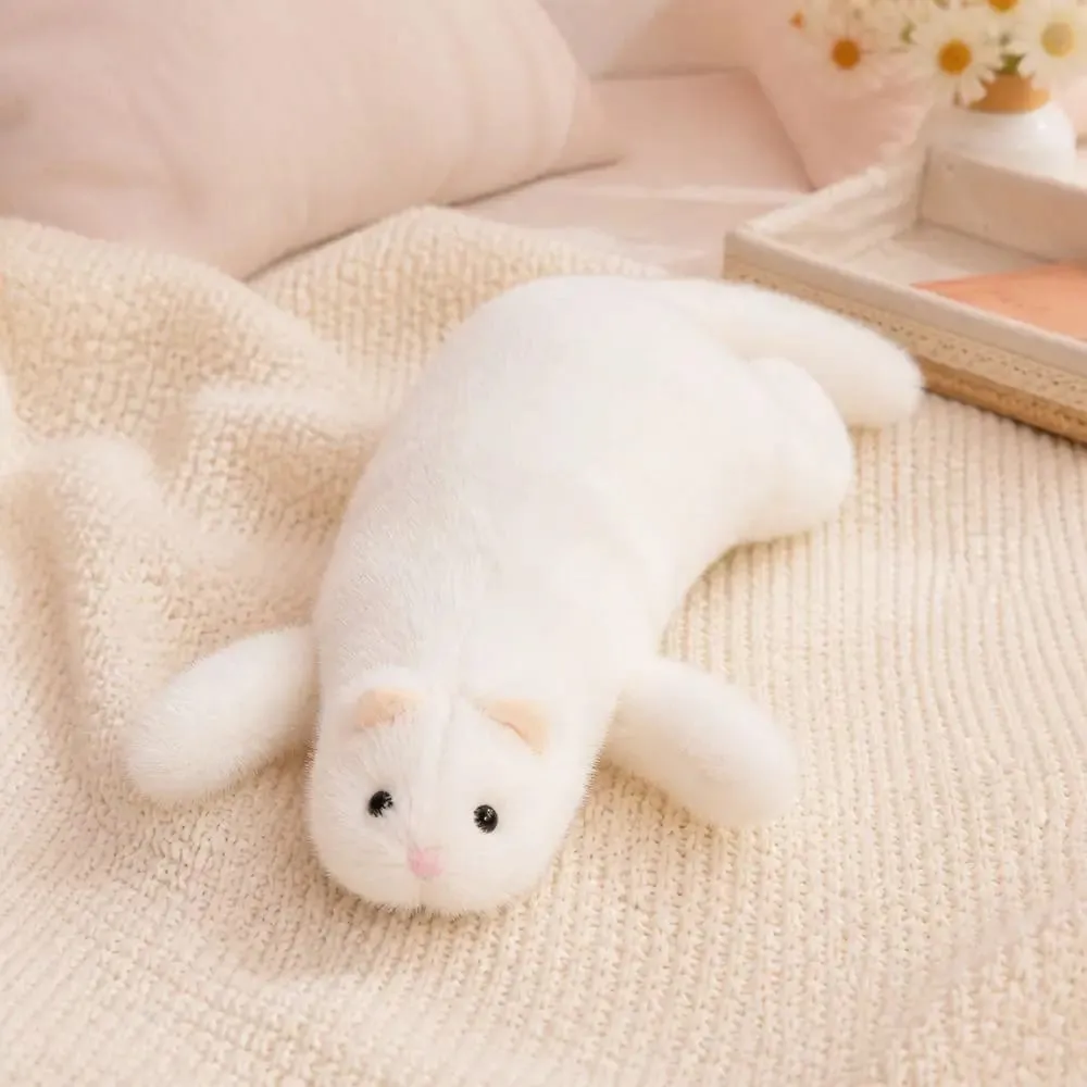 Oreiller en peluche furet doux, Texture moelleuse, coutures denses, Long coussin de furet, Expression mignonne, oreiller Animal en peluche — image 9