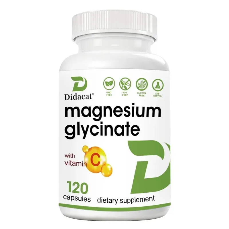 Magnesium Glycinate 1000 Mg 120 Veggie Capsules - Highly Purified Trace Mineral for Muscle Joint Heart and Digestive Health — image 10