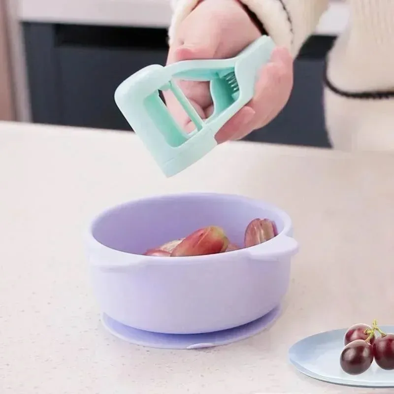 Tomatenschneider, Traubenschneider, Kirsche, Obst, Salat, Splitter, Artefakt für Kleinkinder, kleines Küchenzubehör, Schnitt-Gadget für Babys — image 2