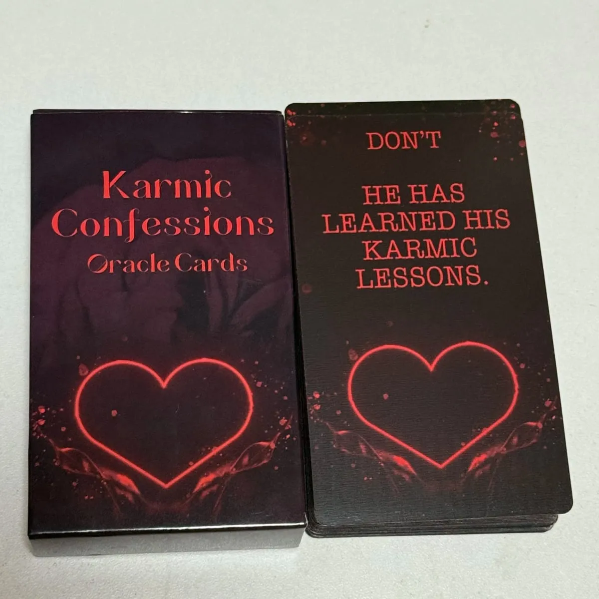 confessioni karmiche mazzo oracolo Messaggi inglesi Carte oracoli