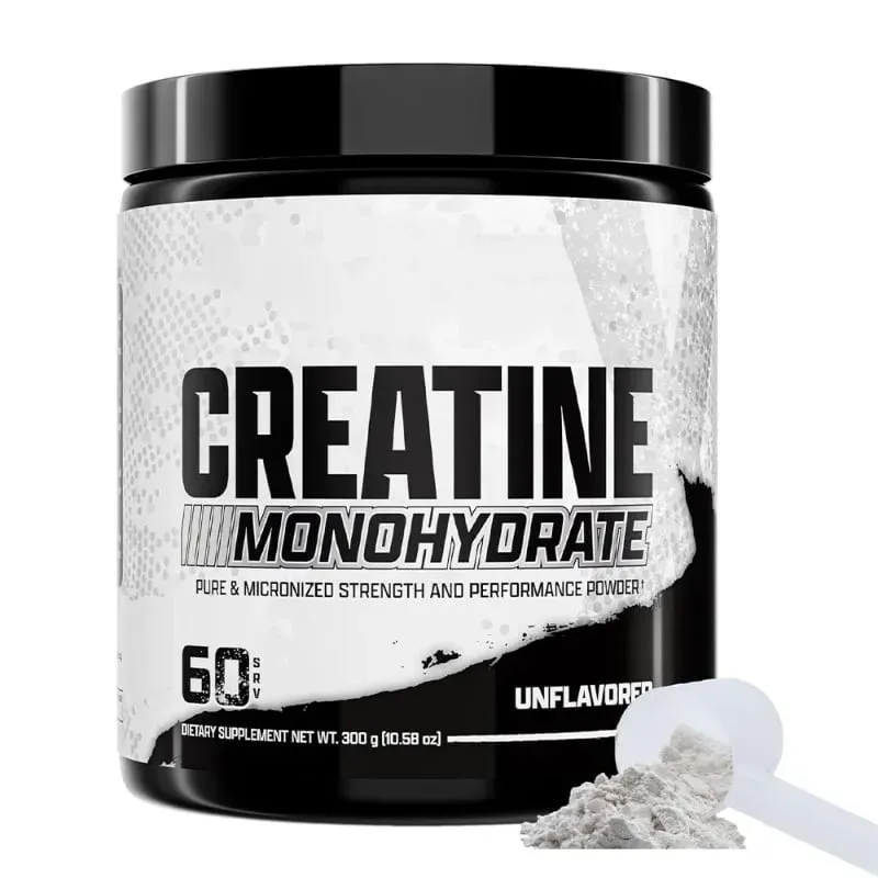 Creatine Monohydrate Powder 60 Servings | Unflavored 5G Micronized Creatine Powder for Strength Support 300g