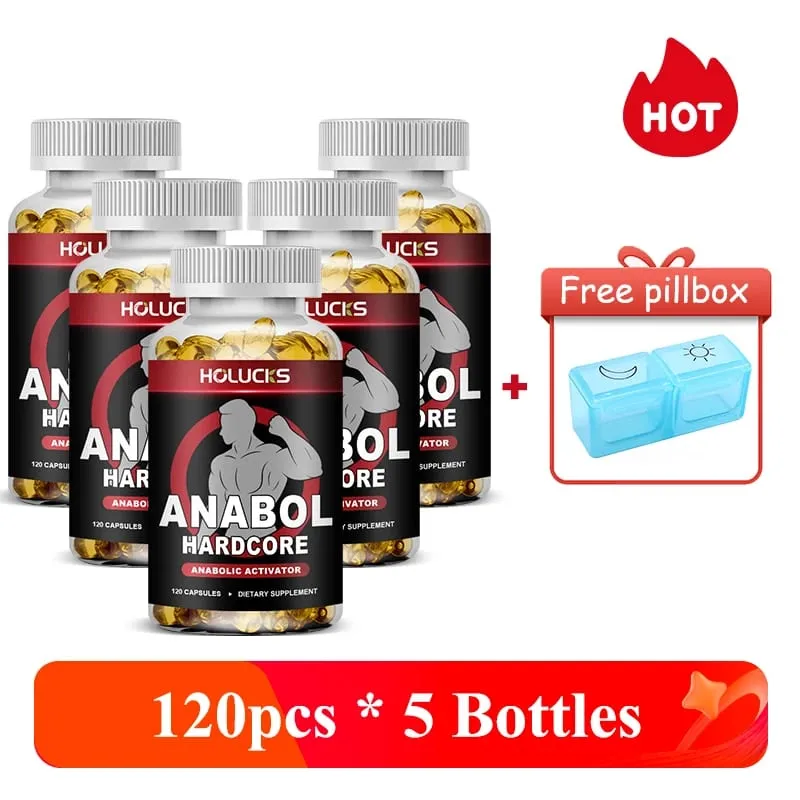 Anabol Hardcore-Ergänzungsmittel steigert die Trainingsenergie, das Muskelwachstum und die Proteinsynthese und bringt die männlichen Hormone ins Gleichgewicht — image 10