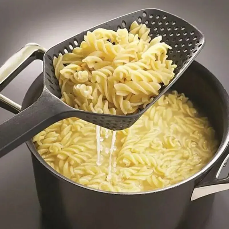 Cucchiaio colino grande imbuto colino per alimenti fritti filtro per l'acqua per alimenti vegetali utensili da cucina portatili per la cucina domestica — image 2