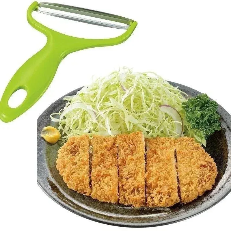 필러 야채 과일 스테인레스 스틸 양배추 Graters 샐러드 감자 슬라이서 주방 악세사리 요리 도구 와이드 입 — image 3