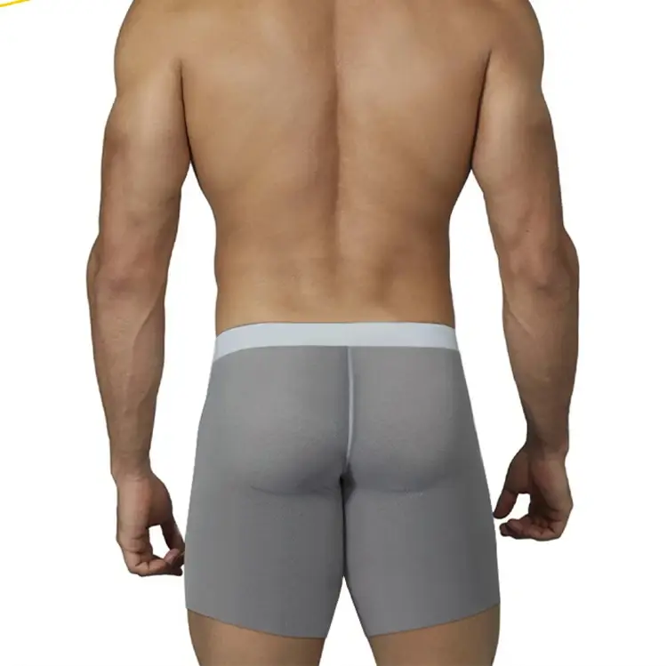 Boxer Transparent en soie glacée pour hommes, 1/3 pièces, sous-vêtements transparents en tissu Ultra-fin, sous-vêtements sans couture, 0.01 — image 20