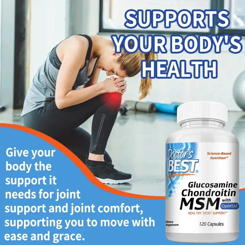 Glucosamine Chondroitin MSM dengan Dukungan Sendi OptiMSM Membantu Mobilitas Sendi Kesehatan Secara Keseluruhan — image 5