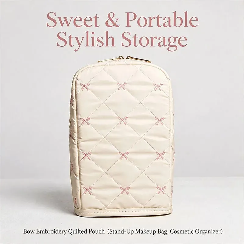 Standing Makeup Brushes Storage Bag Malaking Kapasidad Waterproof PU Leather Cosmetic Tools Organizer Para sa Makeup Brushes Lipsticks — image 3