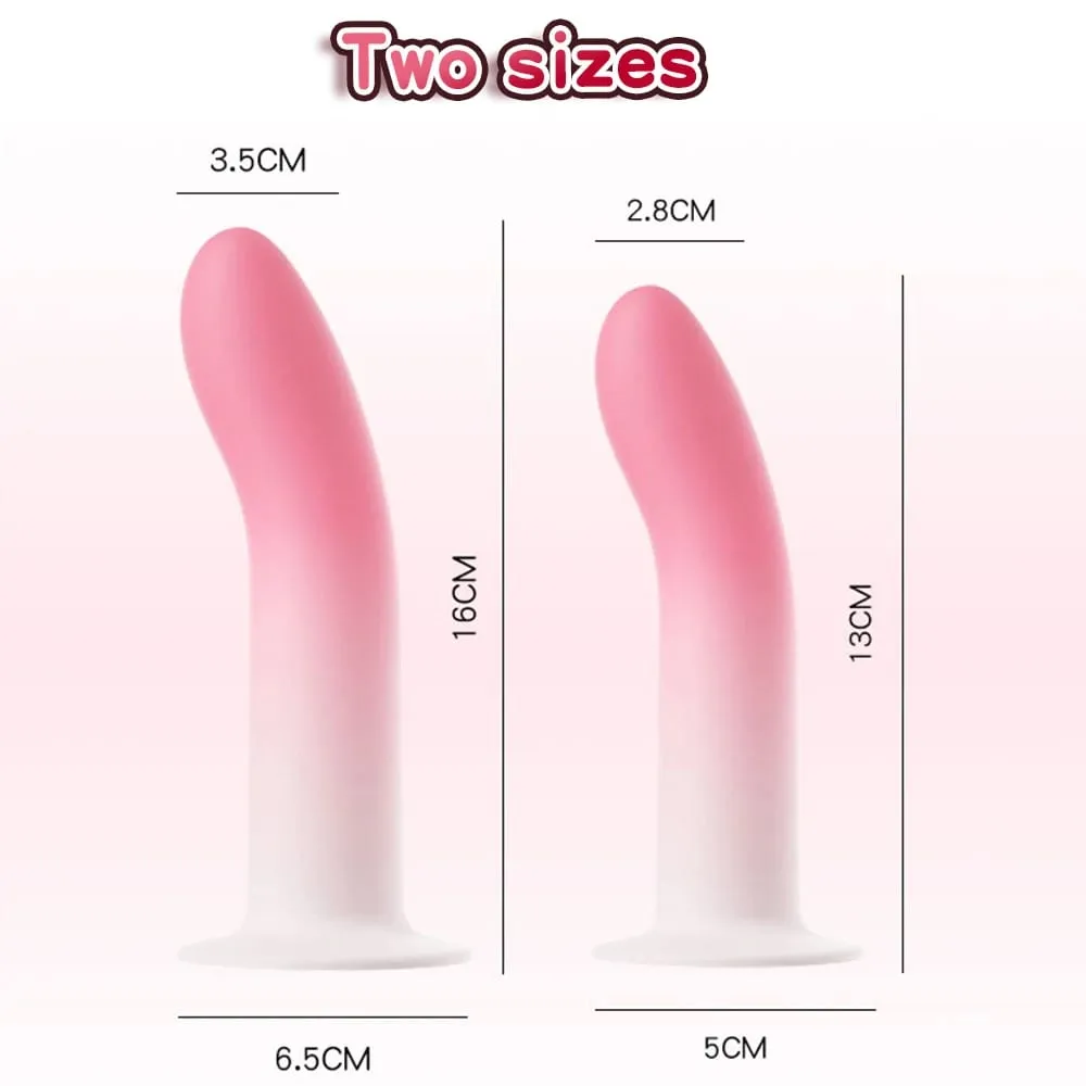 Flexibel flytande silikondildo för nybörjare G Spot personligt massageverktyg Sugkopp Analplugg Prosatmassager Kvinnlig sexleksak