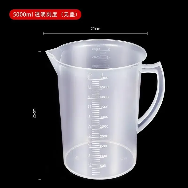 100-5000ml Thickened Plastic Measuring Cup with Scale Food Grade Measuring Cup Experimental Measuring Cup Beaker Plastic Cup — image 9