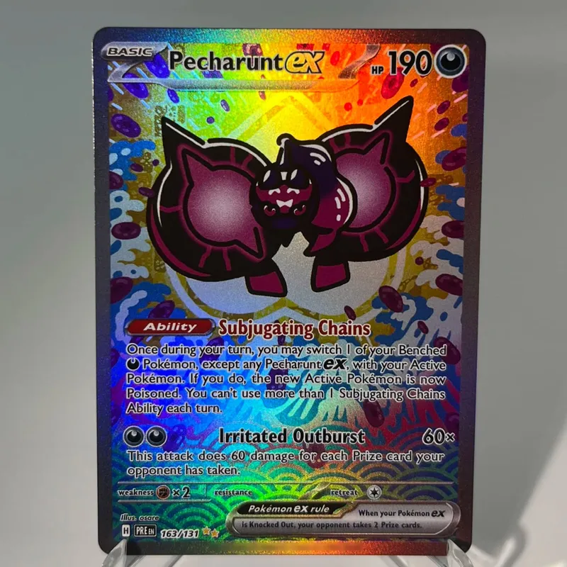 Kad PKM Prismatic Evolutions PTCG5-A GX Rainbow Umbreon Sylveon Leafeon ex Rare Collection Battle Toys Hadiah untuk Hobi — image 26