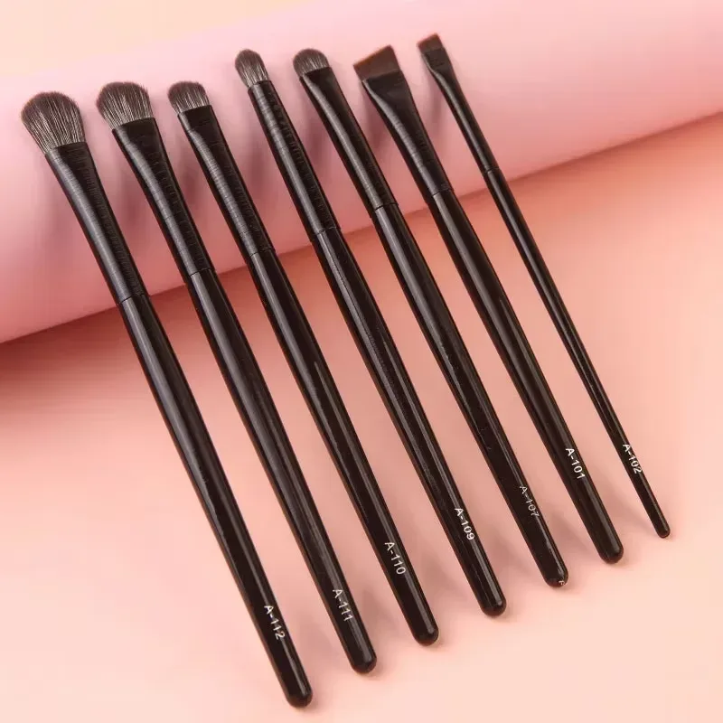 1/3 Chuyên Nghiệp Cổ Điển Tự Nhiên Mắt Trang Điểm Bộ Phấn Mắt Lông Mày Pha Trộn Màu Khói Đen Làm Đẹp Cọ Trang Điểm — image 18