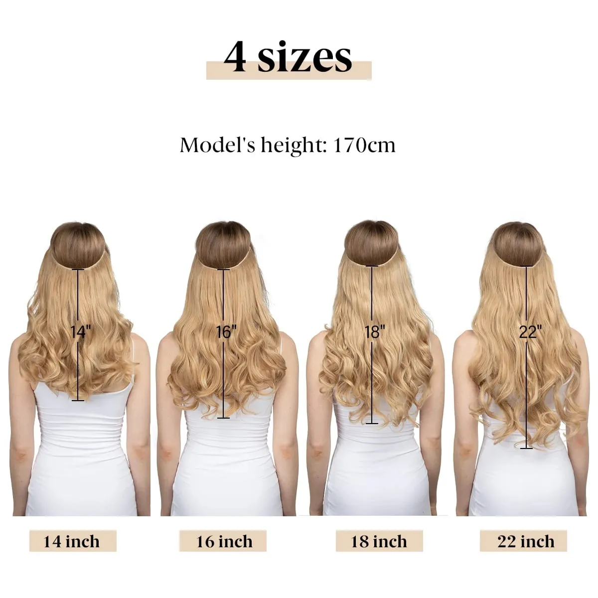 Premium Synthetic Invisible Wire With Clips Natural Hair Extension False Long Wavy Daily Use Clip In Hair Piece For Women — image 5