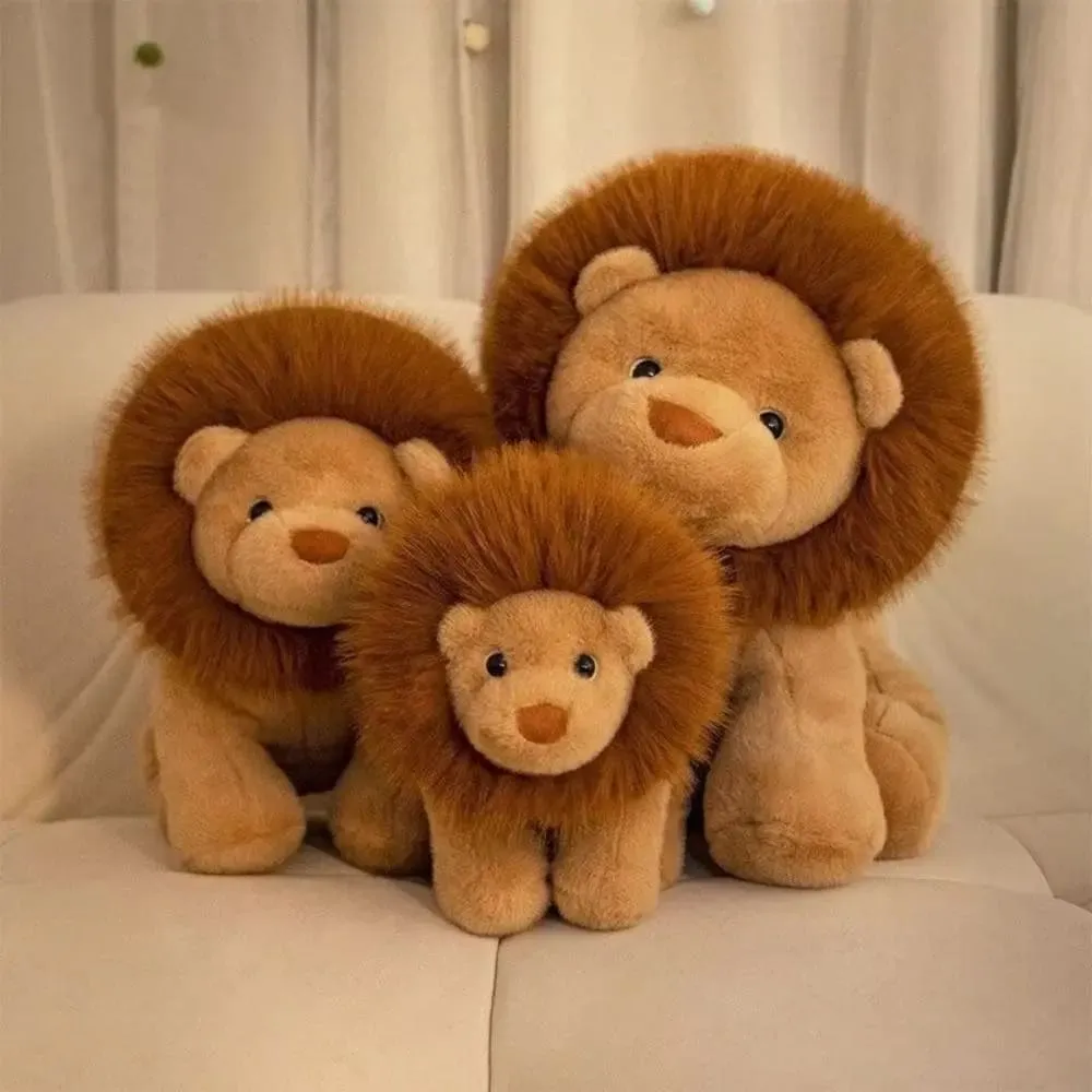 Regalo creativo Morbido Leone Peluche Peluche Cuscino Carino Animali di peluche da 15,8 pollici Peluche Supporto emotivo Peluche — image 2
