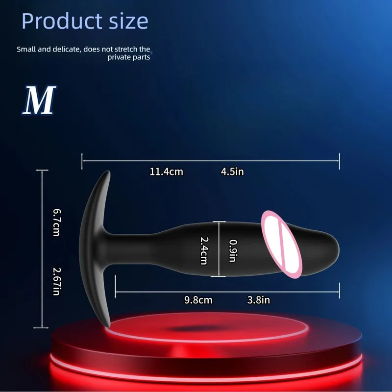 1 Piece Silicone Anal Plug Anal Dilator Soft Butt Plug for Men Women and Couples Sex Toys for Men and Women — image 9