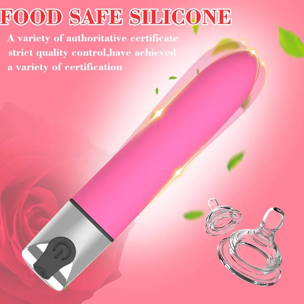Powerful G Spot Mini Bullet Vibration Vibrator Vagina Clitoris Stimulator Dildo Rechargeable Masturbator Adult Sex Toy for Women — image 4