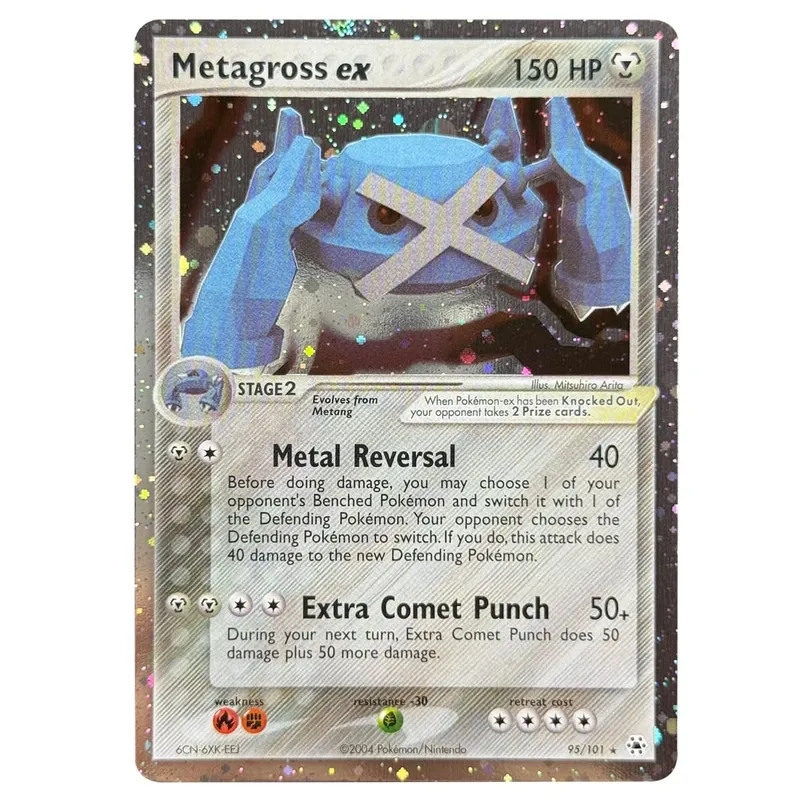 Proxy Cards Holographic Emerald Cacturne Rayquaza Hidden Legends Kyogre Crystal Guardians Alakazam Star Flareon Metagross — image 35