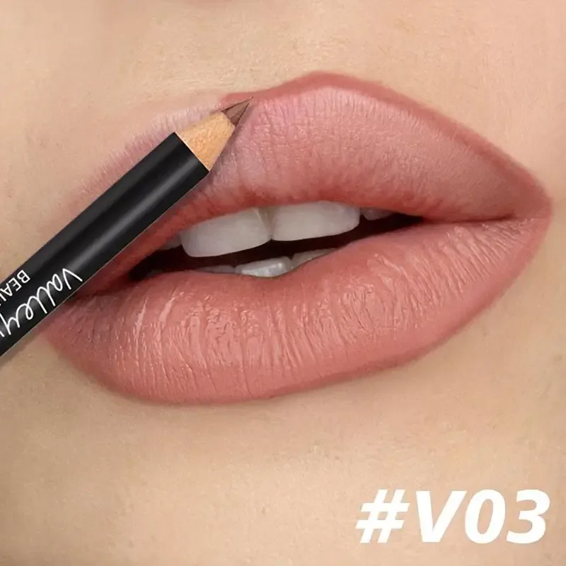 Wood Velvet Matte Lip Liner | Long-Lasting Non-Drying | Versatile Colors | Includes Berry Brown Pink Purple and Red — image 17
