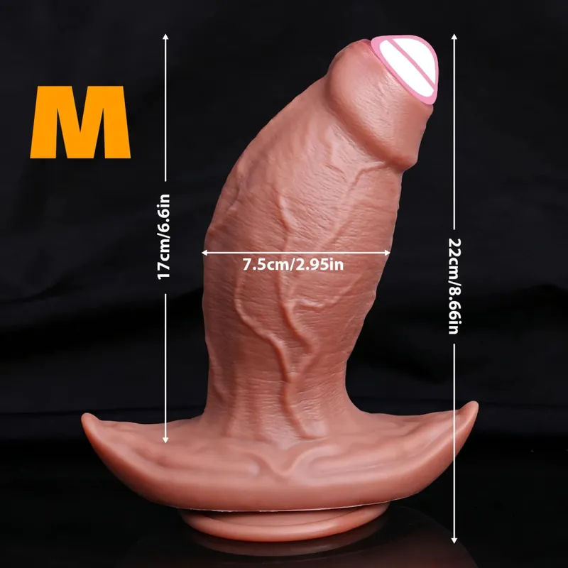 Gode épais réaliste en Silicone souple, pénis, organes génitaux masculins, Masturbation vaginale, ventouse, grosse bite, Plug Anal pour femme, jouets sexuels pour adultes — image 8