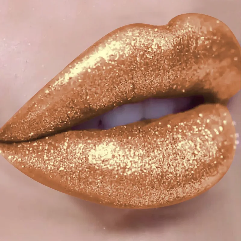 Rouge à lèvres liquide métallique imperméable, brillant à paillettes, longue durée, perle brillante, haute pigmentation, teinte, cadeaux de maquillage coréen, 1 pièce — image 5
