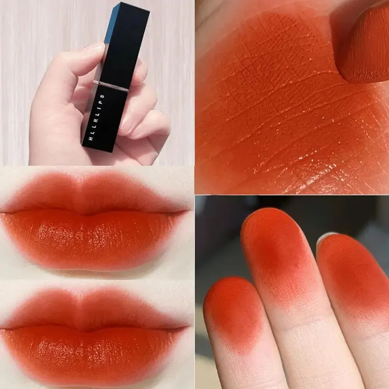 8 farver Læbestift Vandtæt Svedtæt Langtidsholdbar Makeup Glitter Mat Fløjl Nøgen Læbestift Kvinder Kosmetik Makeup Læbe Skønhed — image 2
