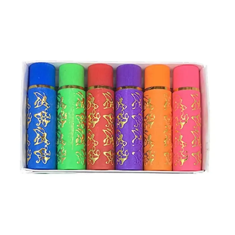 Farveskiftende læbestift Langtidsholdbar balsam Mørkegrøn Magic Lipgloss Butterfly Lip Tint Kosmetik Makeup Læbestift 6 stk/sæt — image 2
