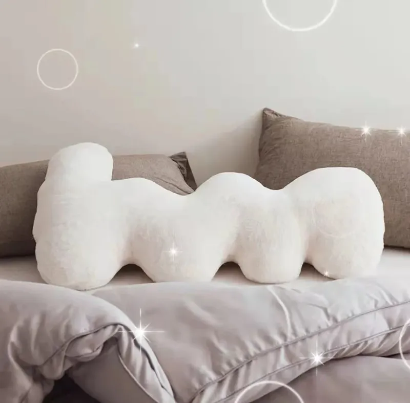 85 ซม.Nordic Home Decor เบาะสีขาวหมอน Plush Soft สำหรับเก้าอี้โซฟาที่นั่ง Love Shape Letter หมอนอิง Decoractive Props ของขวัญ — image 9