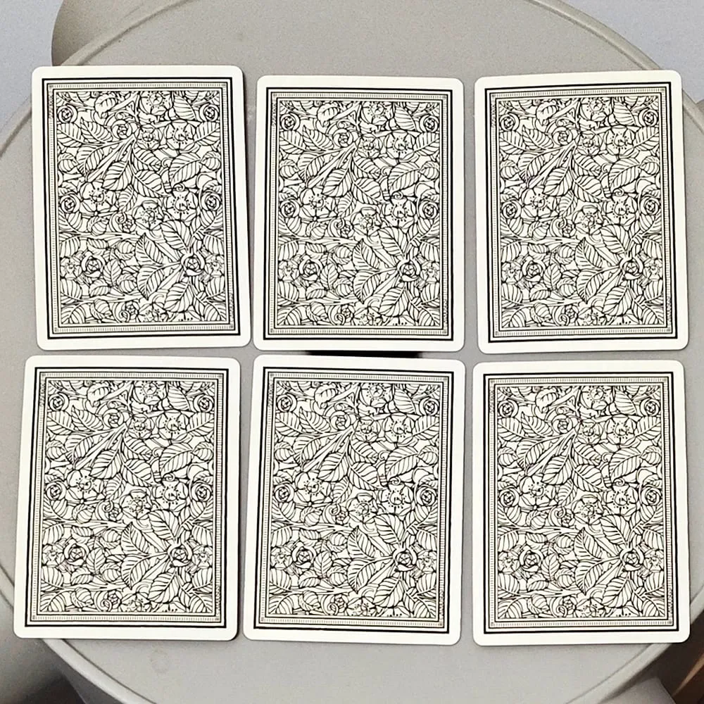 RWS-Spielkartendeck: Pokerdeck mit 78 Karten, illustriert mit RWS-Bildern, kombiniert Tarot- und Spielkarten, 9 x 6 cm, doppelt geprägt — image 4