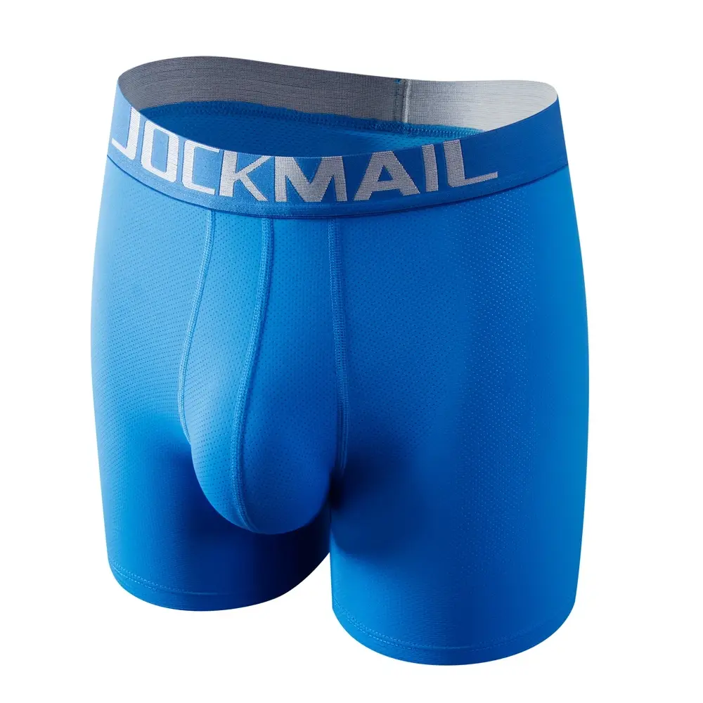Sexy Men Underwear Men's Boxer 3D Hammock-shaped Pouch Designed Breathable Mesh Panels Men Boxershorts Trunk Male Underpants — image 10