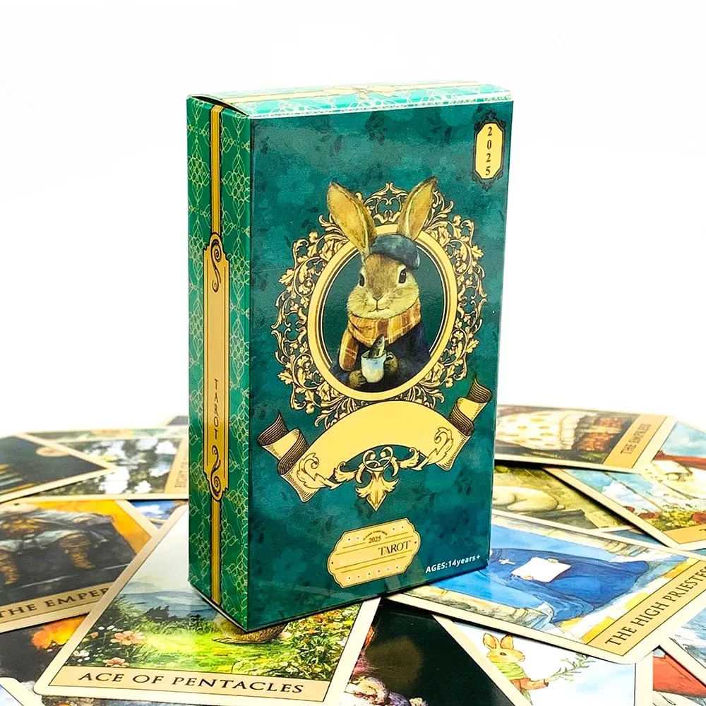 2026 ใหม่ไพ่ทาโรต์ 78 การ์ดTarot Deckภาษาอังกฤษรุ่นDestiny Prediction DivinationเกมกระดานครอบครัวGatheringการ์ดเกม — image 1