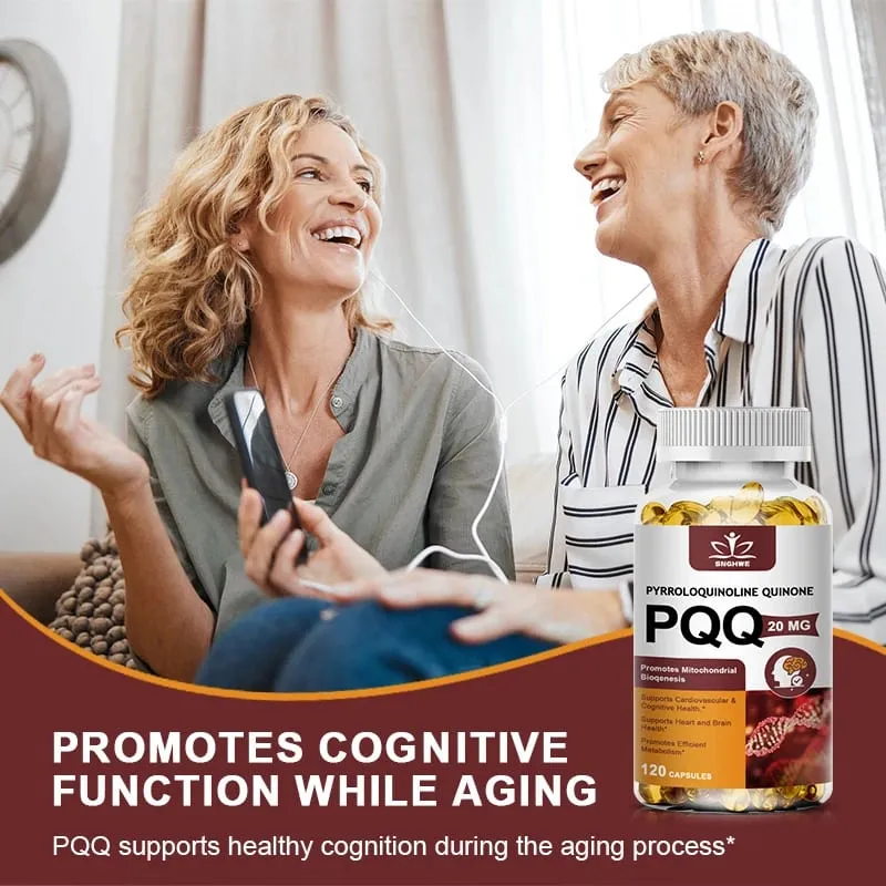 PQQ 20 Mg Capsules|for Vascular Heart & Joint Function|May Help With Decreased Sleep&Cognitive Function Brain Supplements