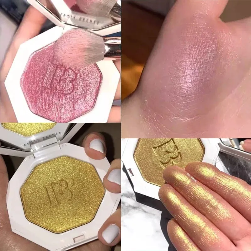Fenty Beauty Multi-สี Contour Stick คอนซีลเลอร์ Facial 3D Diamond Highlight ไม่ซีดจาง Water GLOSS Lip Glaze GLOSS เครื่องสำอาง — image 2