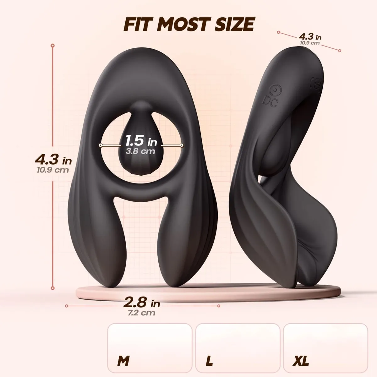 Vibrerende Cock Ring til Mænd Forsinket Ejakulation Testikel Vibrator Fjernbetjening Penis Ring Klit Stimulator Sexlegetøj til mænd — image 4