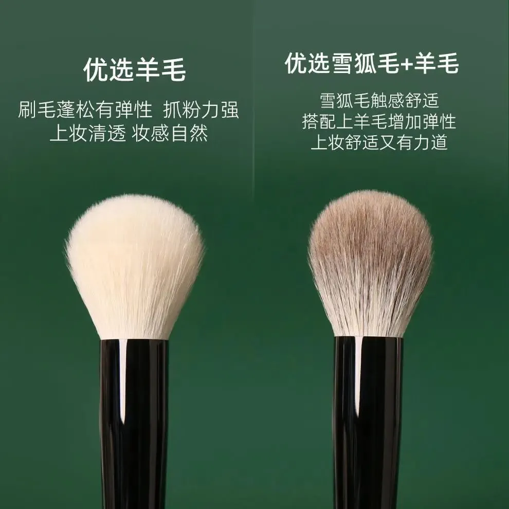 Anti-aging M71 Round Head Blush High-gloss Brush Wool Snow Fox Fur Soft Blush Brush makeup brushes & tools Brush — image 3