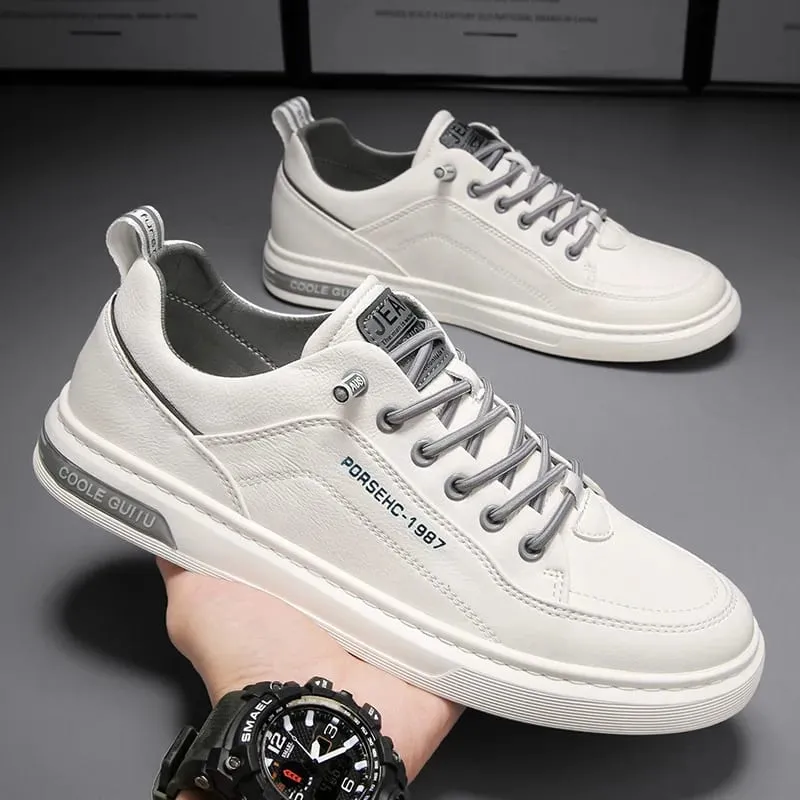 Spring Autumn Men's Casual Sneakers Waterproof Vulcanized Shoes 2024 Men Comforthable Sneakers Men Casual Shoes Plus Size 39-44 — image 2
