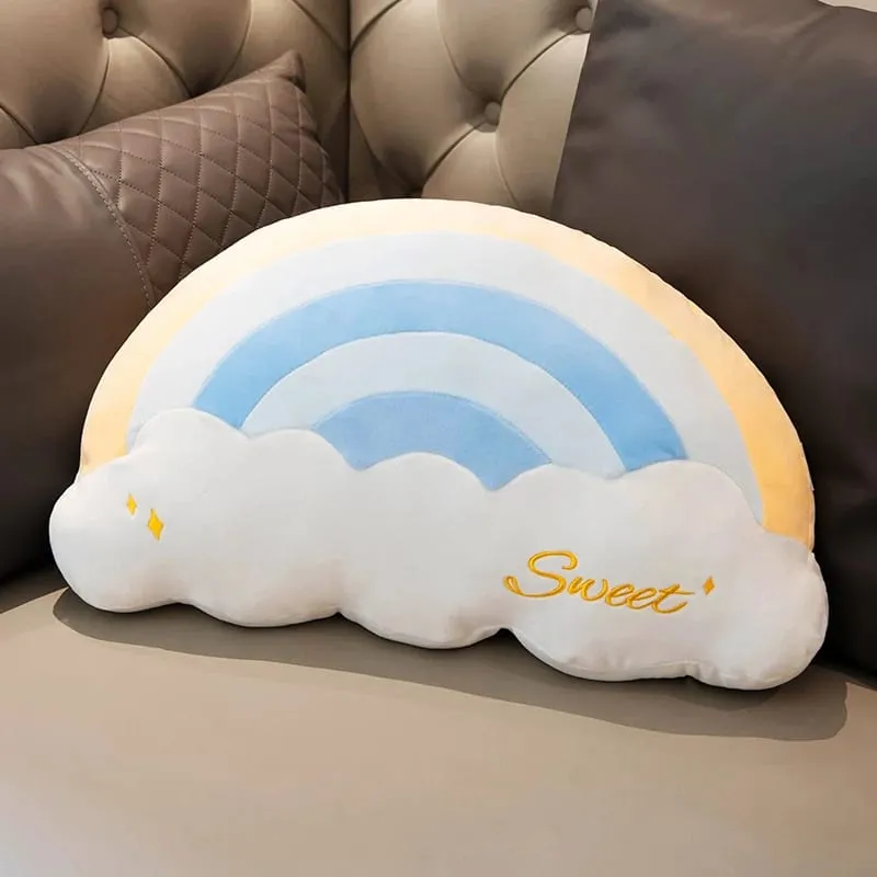 INS HOT Colore della caramella Nuvola Stella Peluche Cuscino Arcobaleno colorato Corona Cuscino Cuscino Divano Decorazione della casa Cuscino di tiro Giocattolo — image 25