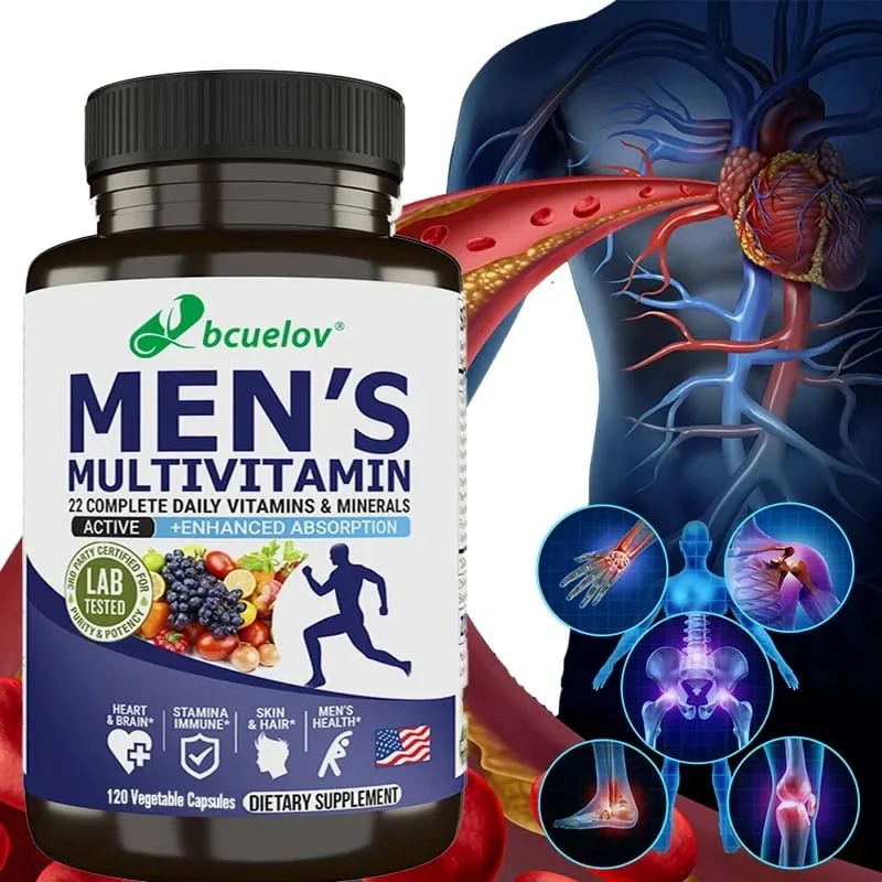 Bcuelov Men's Vitamin and Mineral Supplements - 26 Combinations To Support Overall Immune Health Vegan — image 3