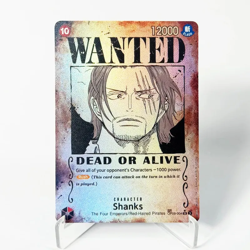 OP09 One Piece Emperors in the New World Deck organisé Luffy Shanks Roger Buggy Zoro Dragon Foil Cartes proxy texturées Anglais — image 8